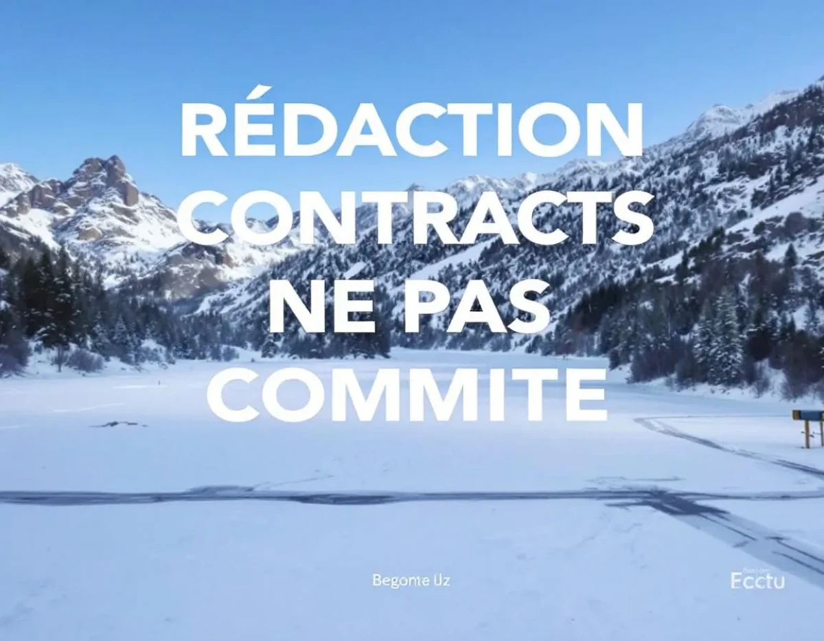 Rédaction de Contrats : Erreurs à Ne Pas Commettre